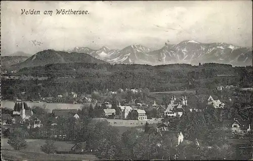 Ak Velden am Wörther See Kärnten, schöne Detailansicht