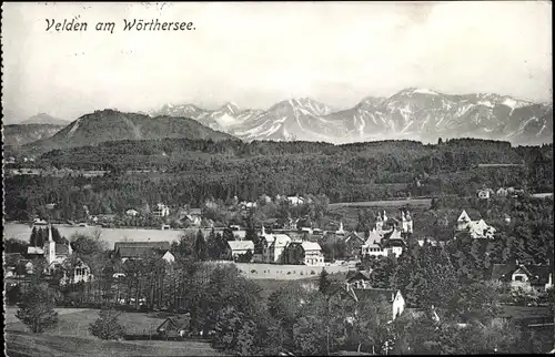 Ak Velden am Wörther See Kärnten, schöne Detailansicht
