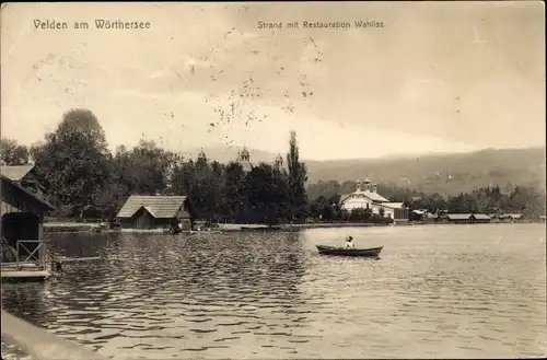 Ak Velden am Wörther See Kärnten, schöne Detailansicht