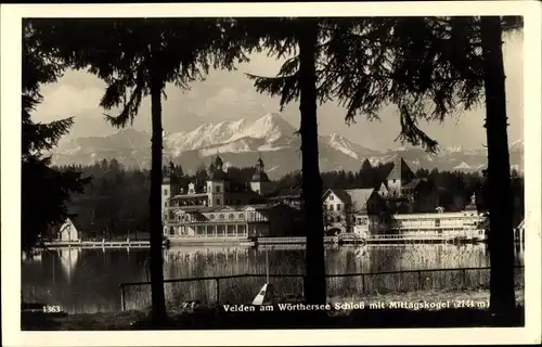 Ak Velden am Wörther See Kärnten, schöne Detailansicht