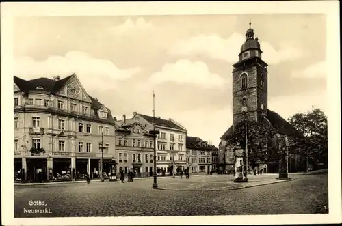 Ak Gotha in Thüringen, schöne Detailansicht