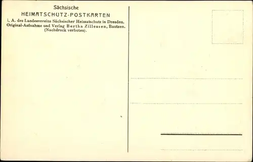 Ak Oybin in Sachsen, schöne Detailansicht