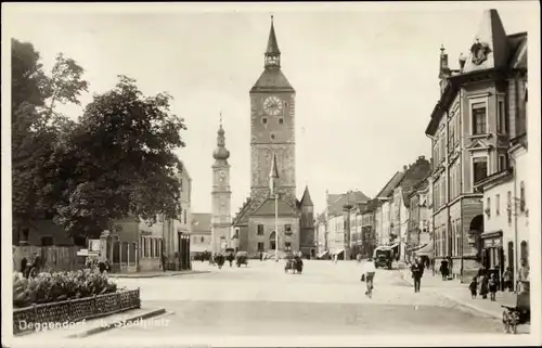 Ak Deggendorf in Niederbayern, schöne Detailansicht