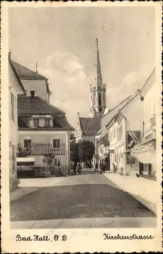 Ak Bad Hall in Oberösterreich, schöne Detailansicht