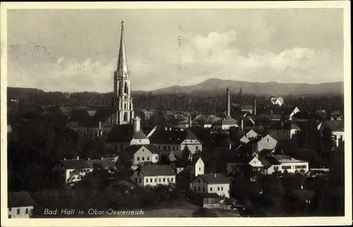 Ak Bad Hall in Oberösterreich, schöne Detailansicht