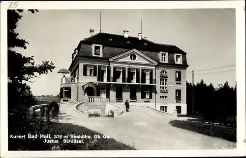 Ak Bad Hall in Oberösterreich, schöne Detailansicht