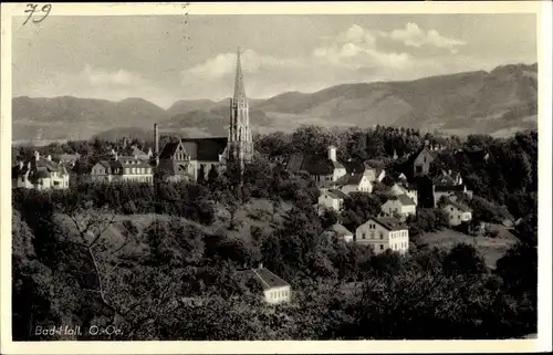 Ak Bad Hall in Oberösterreich, schöne Detailansicht