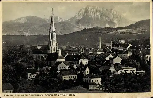 Ak Bad Hall in Oberösterreich, schöne Detailansicht