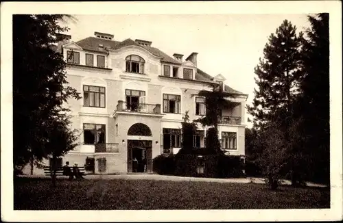 Ak Bad Hall in Oberösterreich, schöne Detailansicht