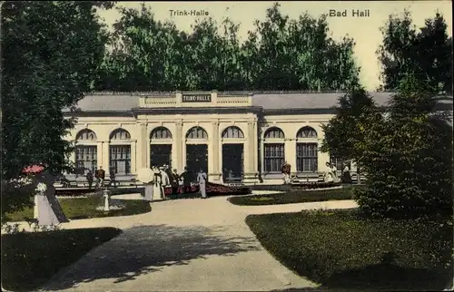 Ak Bad Hall in Oberösterreich, schöne Detailansicht