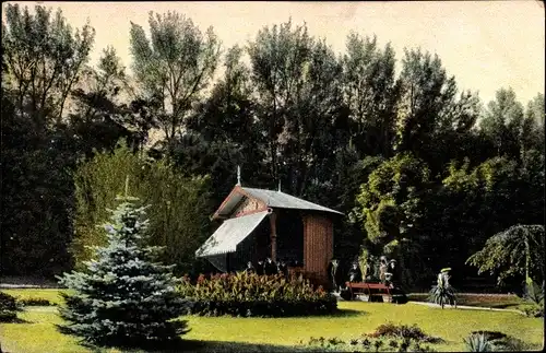 Ak Bad Hall in Oberösterreich, schöne Detailansicht