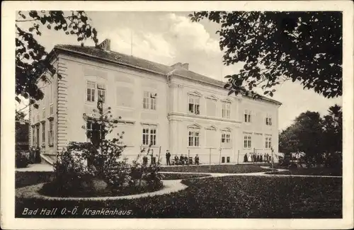 Ak Bad Hall in Oberösterreich, schöne Detailansicht