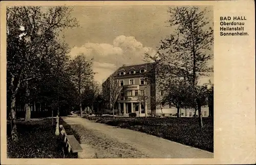 Ak Bad Hall in Oberösterreich, schöne Detailansicht