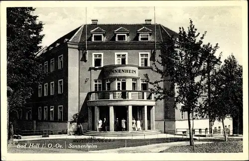 Ak Bad Hall in Oberösterreich, schöne Detailansicht