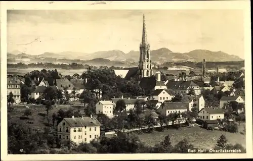 Ak Bad Hall in Oberösterreich, schöne Detailansicht