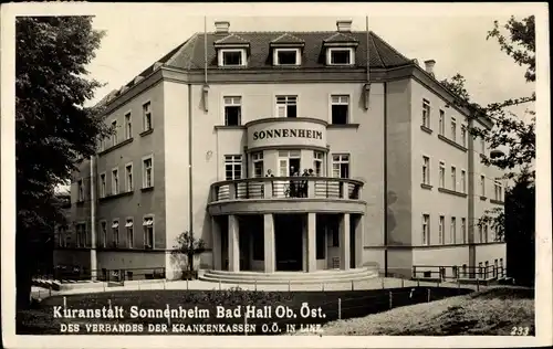 Ak Bad Hall in Oberösterreich, schöne Detailansicht