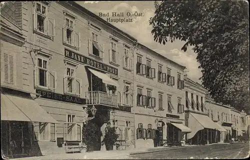 Ak Bad Hall in Oberösterreich, schöne Detailansicht