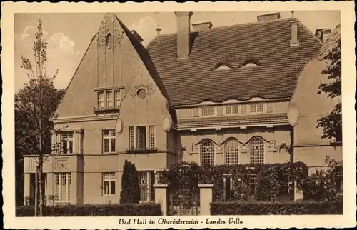 Ak Bad Hall in Oberösterreich, schöne Detailansicht