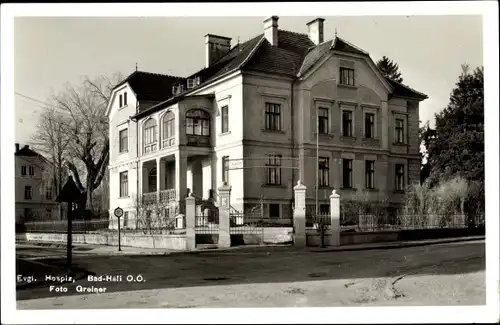 Ak Bad Hall in Oberösterreich, schöne Detailansicht