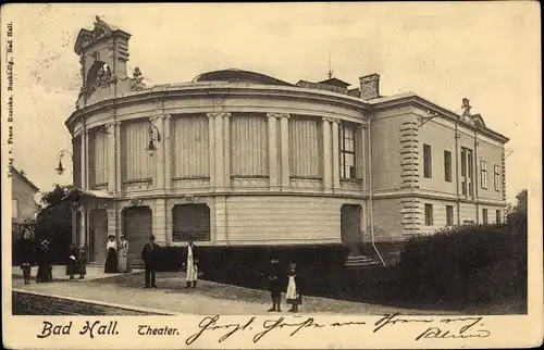 Ak Bad Hall in Oberösterreich, schöne Detailansicht