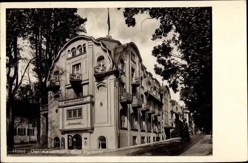 Ak Bad Pyrmont in Niedersachsen, Hotel Restaurant Kaiserhof