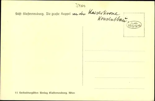 Ak Klosterneuburg in Niederösterreich, schöne Detailansicht