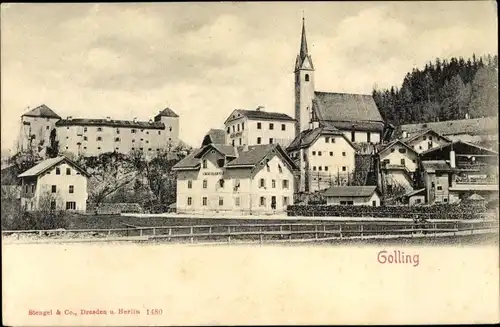 Ak Golling an der Salzach Salzburg, schöne Detailansicht