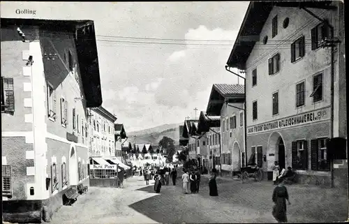 Ak Golling an der Salzach Salzburg, schöne Detailansicht