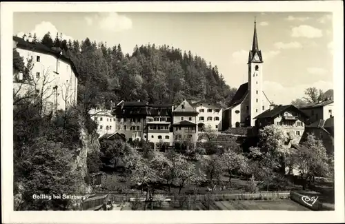 Ak Golling an der Salzach Salzburg, schöne Detailansicht