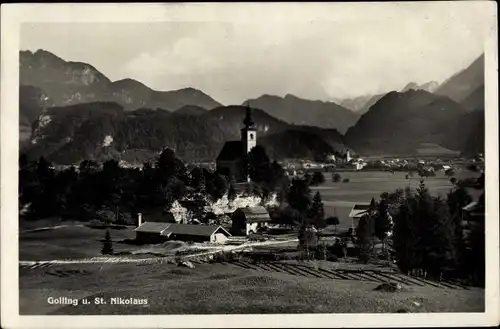 Ak Golling an der Salzach Salzburg, schöne Detailansicht