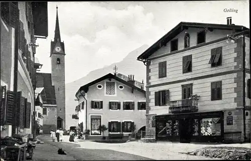 Ak Golling an der Salzach Salzburg, schöne Detailansicht