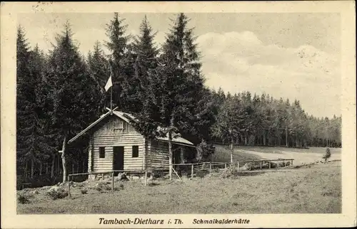 Ak Tambach Dietharz in Thüringen, schöne Detailansicht