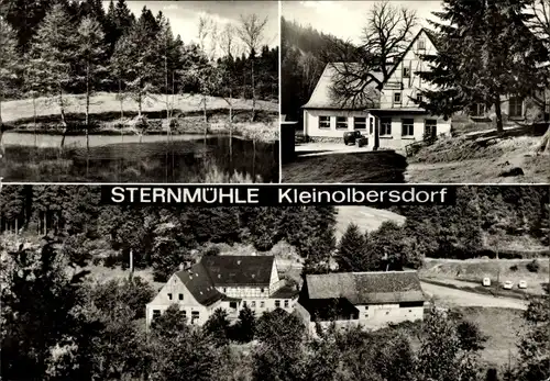 Ak Kleinolbersdorf Altenhain Chemnitz in Sachsen, Gaststätte Sternmühle, Johannes Bergt