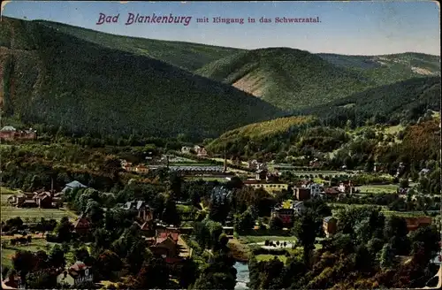 Ak Bad Blankenburg in Thüringen, schöne Detailansicht