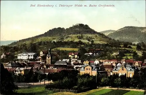 Ak Bad Blankenburg in Thüringen, schöne Detailansicht