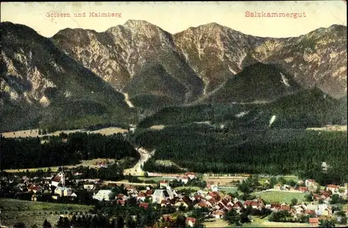 Ak Bad Goisern am Hallstättersee in Oberösterreich, schöne Detailansicht