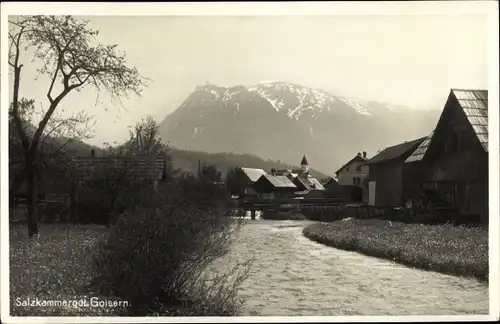 Ak Bad Goisern am Hallstättersee in Oberösterreich, schöne Detailansicht