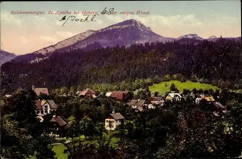 Ak Bad Goisern am Hallstättersee in Oberösterreich, schöne Detailansicht