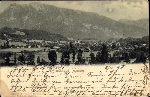 Ak Bad Goisern am Hallstättersee in Oberösterreich, schöne Detailansicht