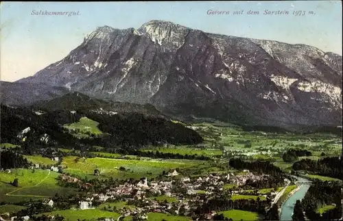 Ak Bad Goisern am Hallstättersee in Oberösterreich, schöne Detailansicht