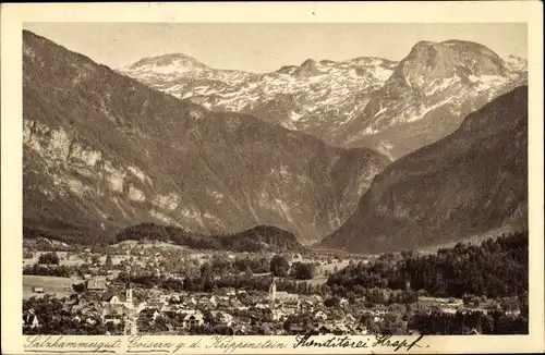 Ak Bad Goisern am Hallstättersee in Oberösterreich, schöne Detailansicht