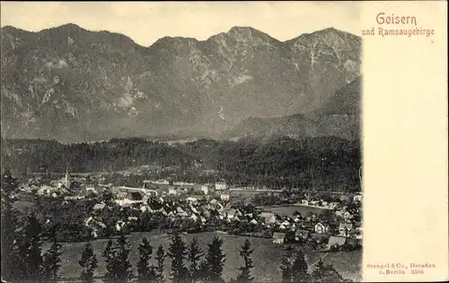 Ak Bad Goisern am Hallstättersee in Oberösterreich, schöne Detailansicht