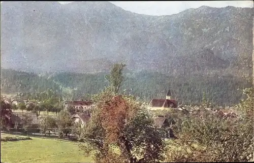 Ak Bad Goisern am Hallstättersee in Oberösterreich, schöne Detailansicht