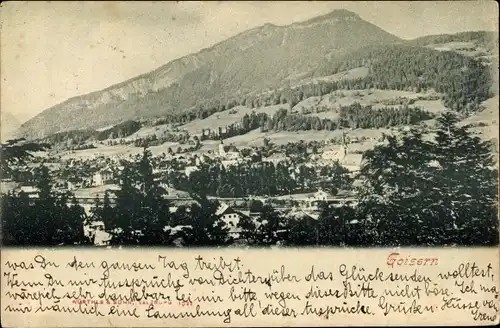 Ak Bad Goisern am Hallstättersee in Oberösterreich, schöne Detailansicht