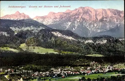 Ak Bad Goisern am Hallstättersee in Oberösterreich, schöne Detailansicht