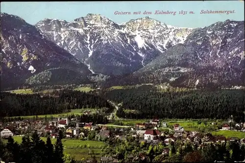 Ak Bad Goisern am Hallstättersee in Oberösterreich, schöne Detailansicht