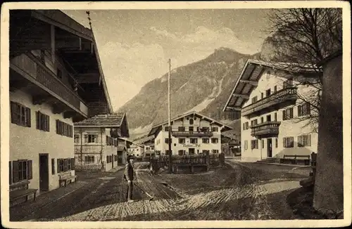 Ak Erl in Tirol, schöne Detailansicht