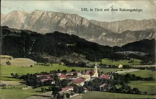 Ak Erl in Tirol, schöne Detailansicht