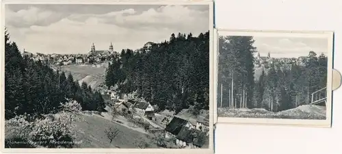 Leporello Ak Freudenstadt im Nordschwarzwald, Teilansichten der Stadt