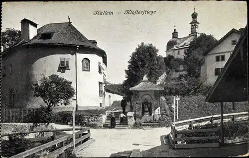 Ak Hallein Tennengau in Salzburg, schöne Detailansicht